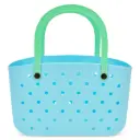 Blue Charm Tote Bag 
