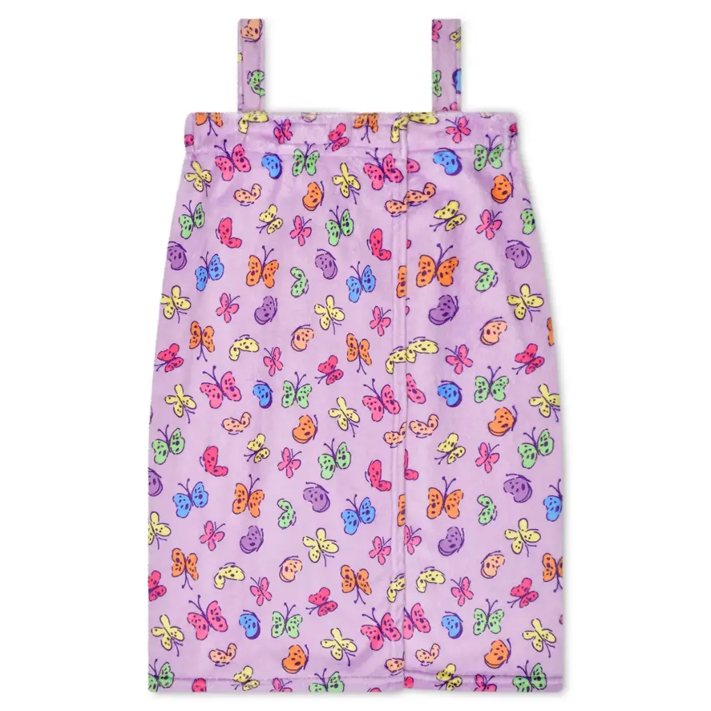 [820-4179XS-S] Bright Butterflies Spa Wrap (Youth X-Small/Small (4-8))