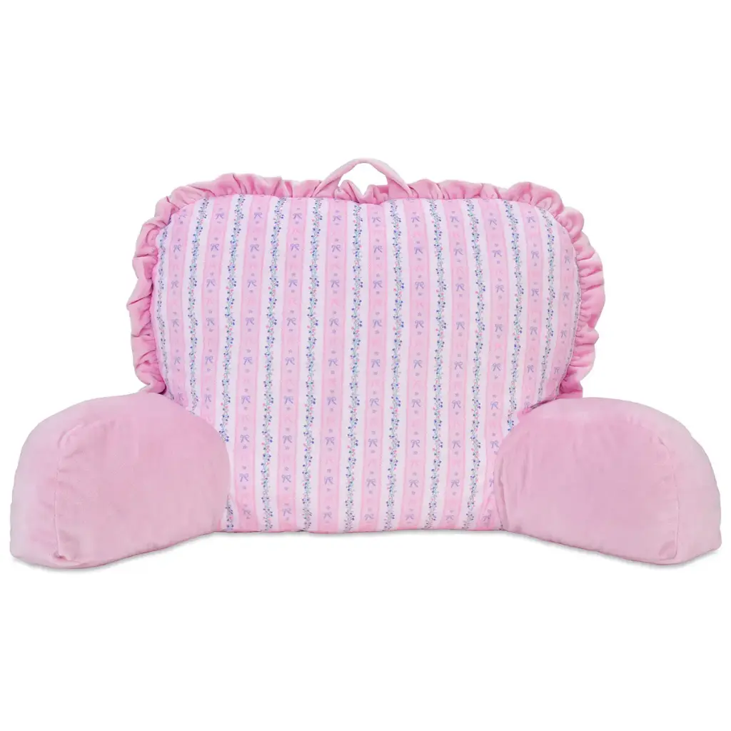[782-618] Floral Stripes Lounge Pillow
