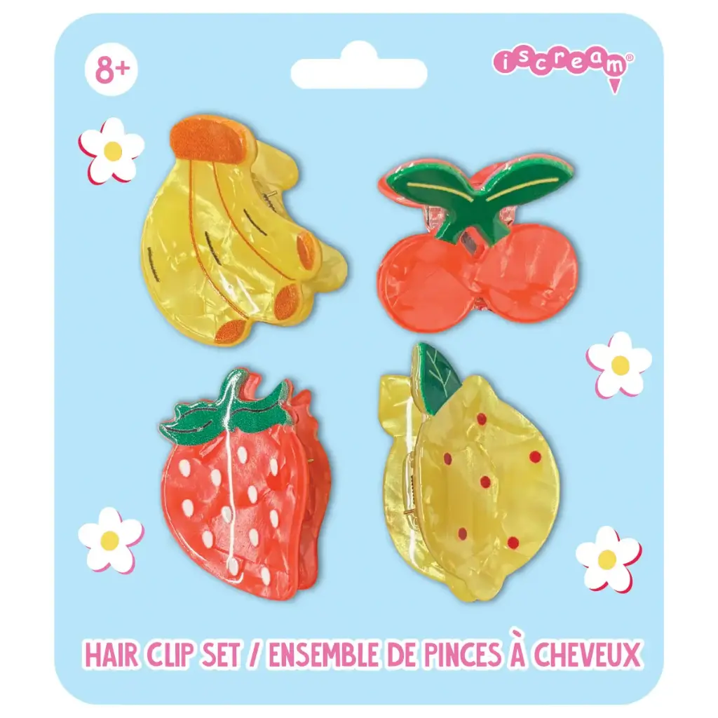 [880-593] Fresh Fruit Hair Clips Set