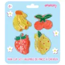 Fresh Fruit Hair Clips Set