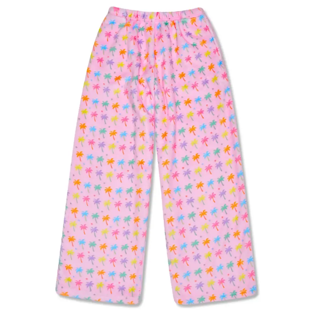 Palm Paradise Plush Pants