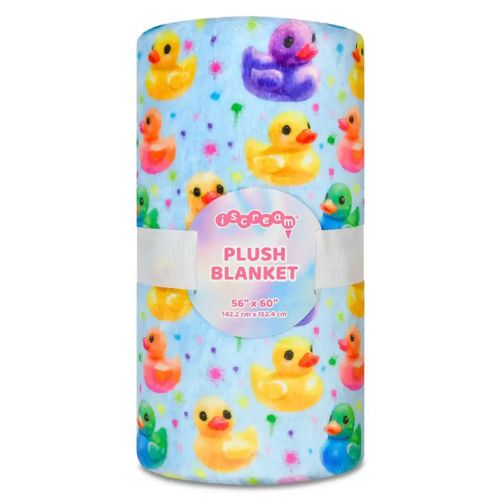 [780-4991] Feeling Ducky Plush Blanket