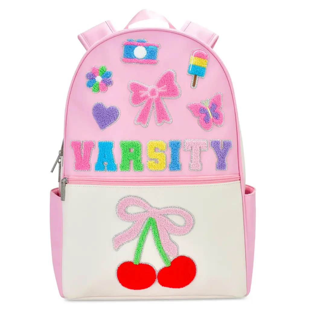 [810-2452] Varsity Pink Backpack