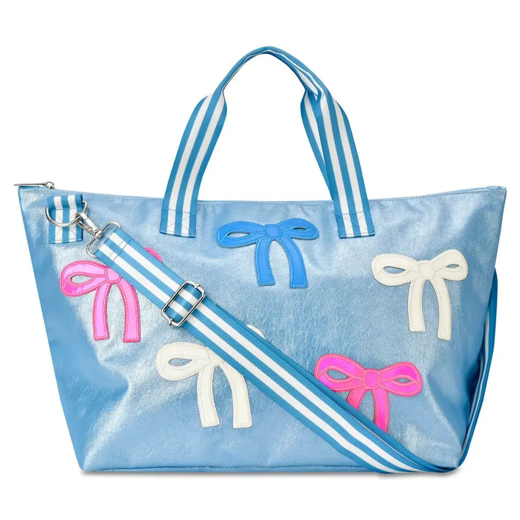[810-2474] Patched Bow Overnight Bag