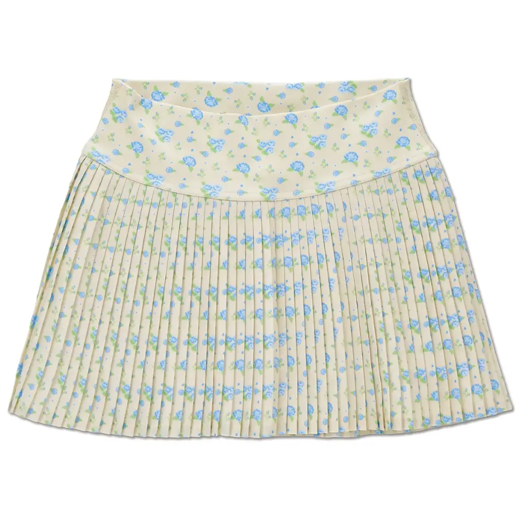 [820-4151XS] Yellow Floral Skort (Youth X-Small (4-5))