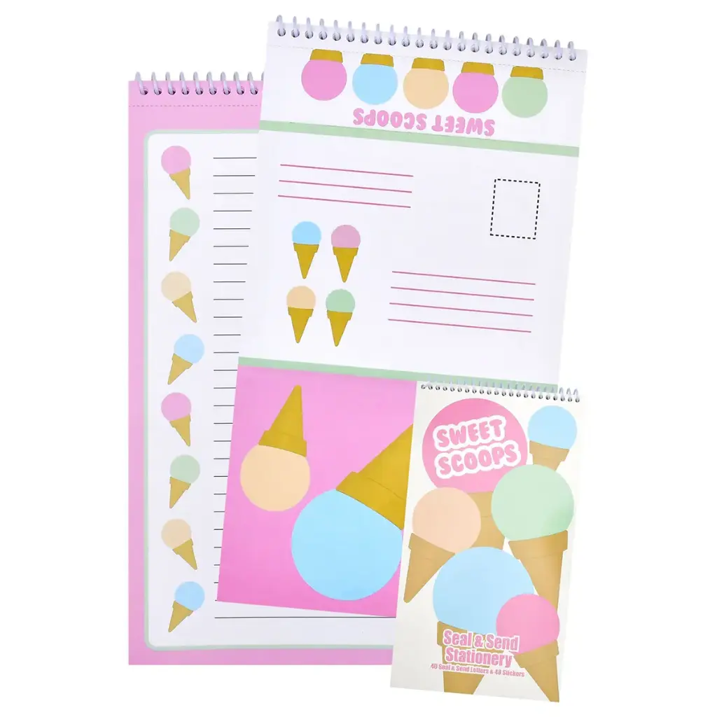 Sweet Scoops Seal & Send Stationery