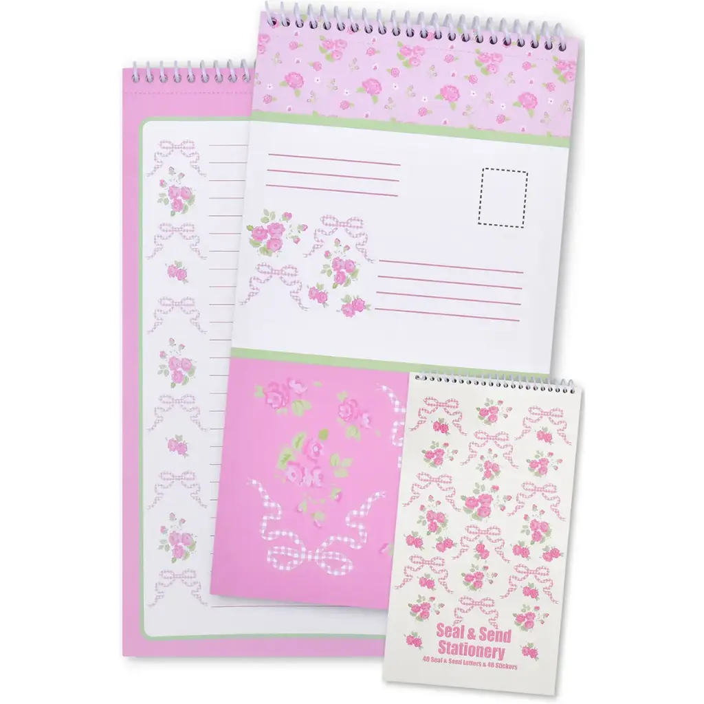 Pretty in Pink Seal & Send Stationery