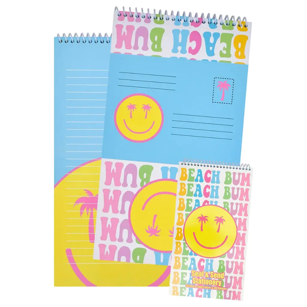 Beach Bum Seal & Send Stationery