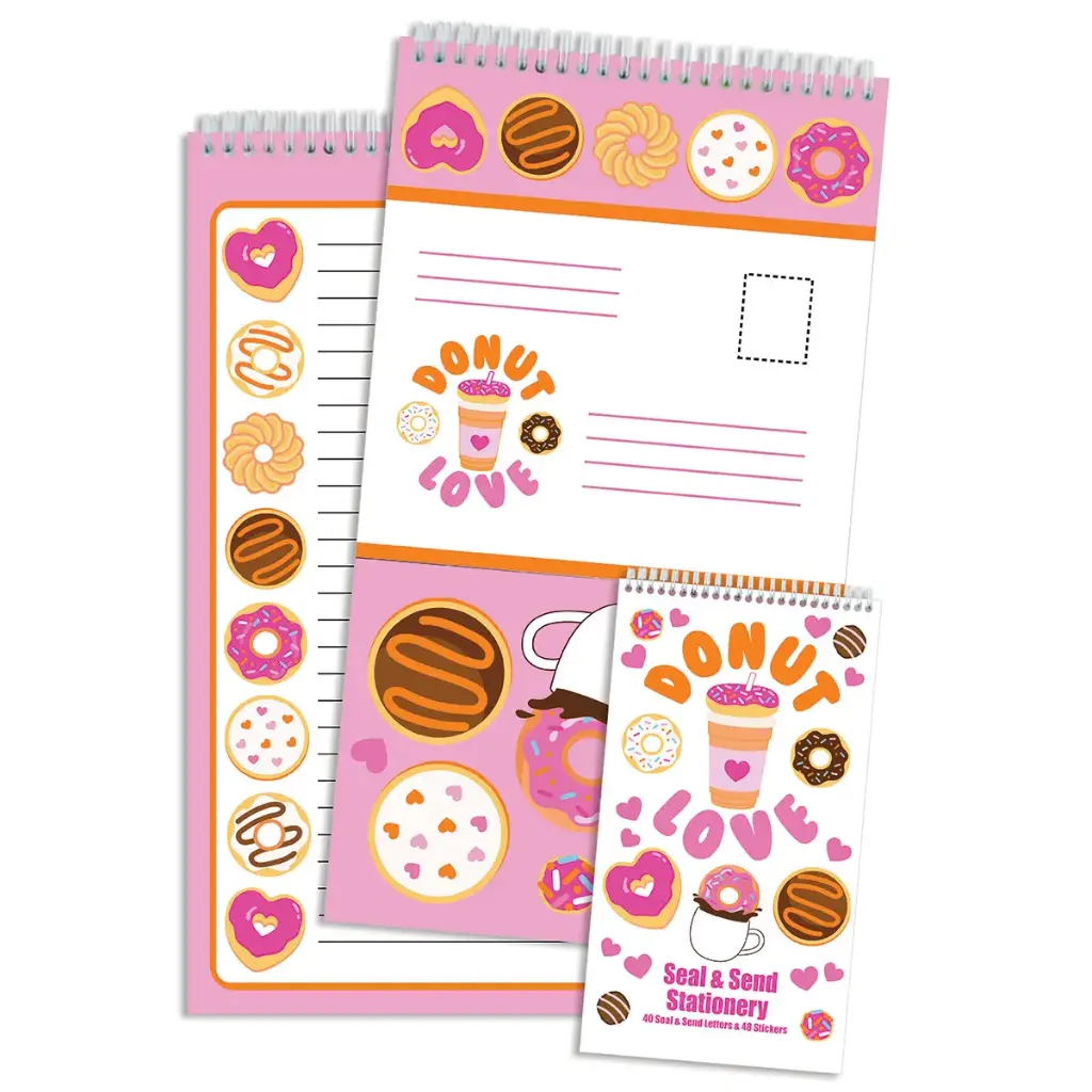 Donut Love Seal & Send Stationery