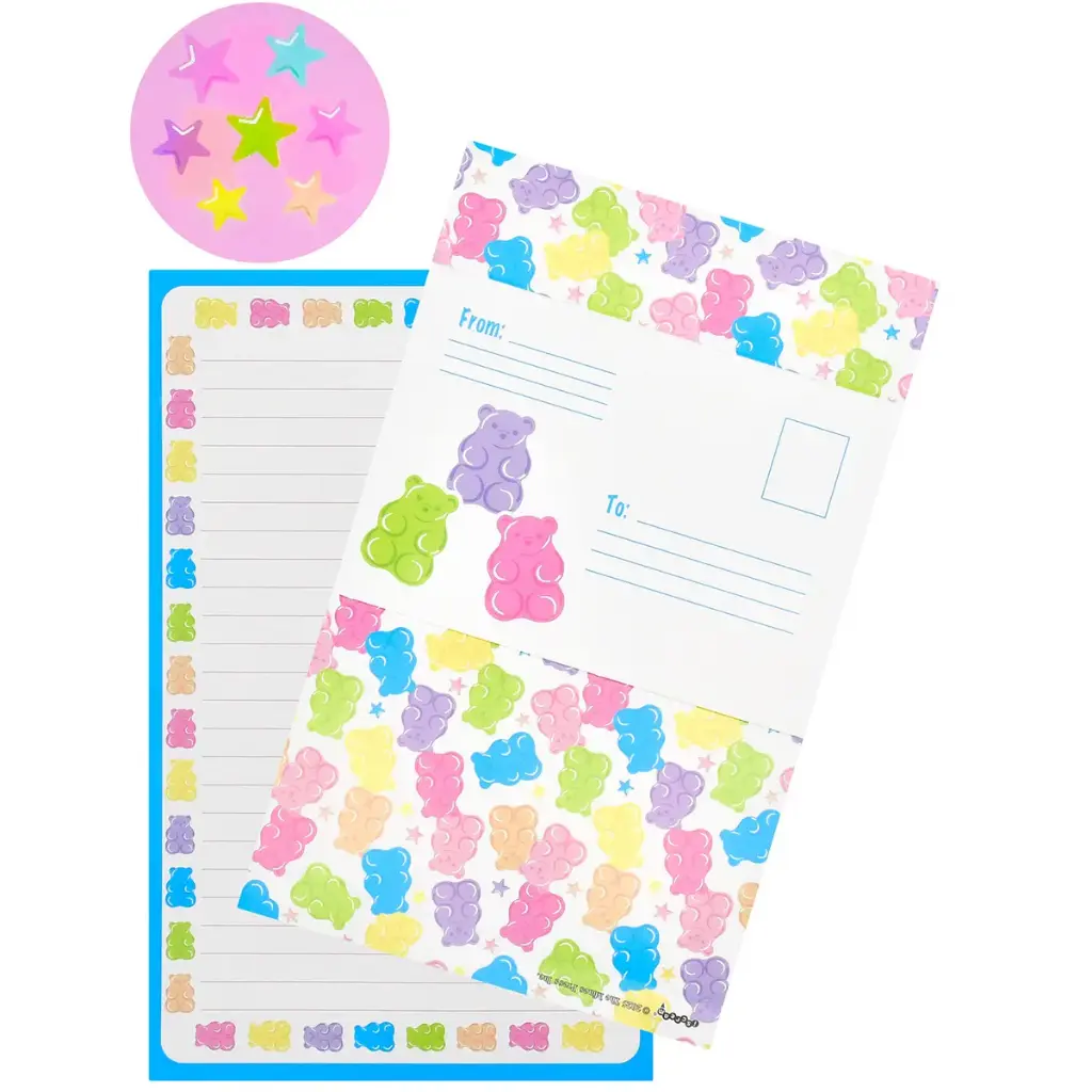 [760-1376] Yummy Gummy Foldover Cards