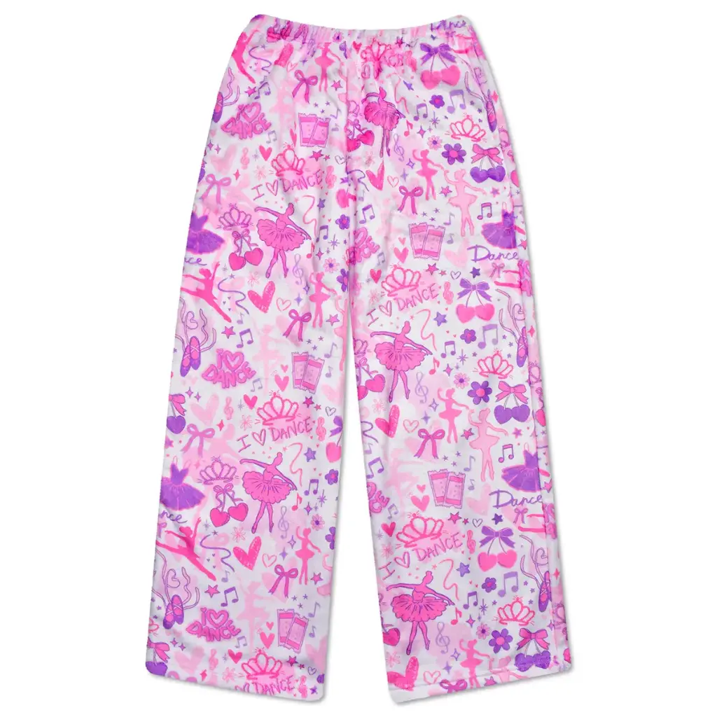[820-4241XS] Corey Paige Love to Dance Plush Pants (Youth X-Small (4-6))