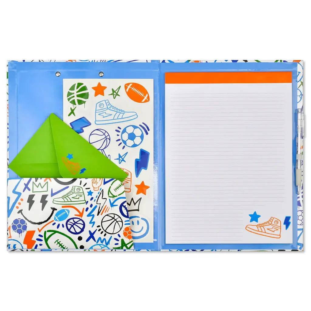 [760-1395] Corey Paige Let's Go Sports Clipboard Set