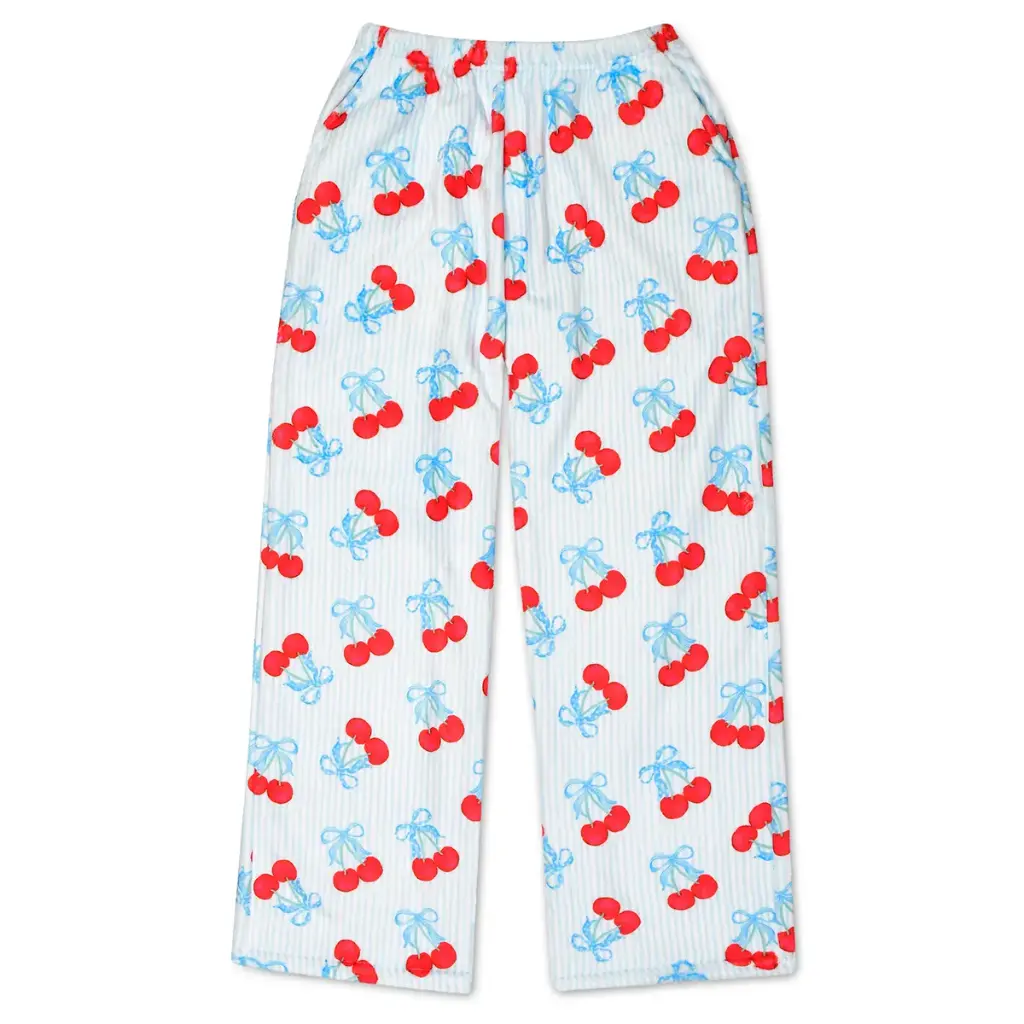 [820-4268XS] Cherry on Top Plush Pants (Youth X-Small (4-6))