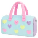 Hearts Color Block Duffel Bag