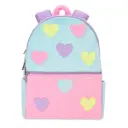 Hearts Color Block Small Backpack