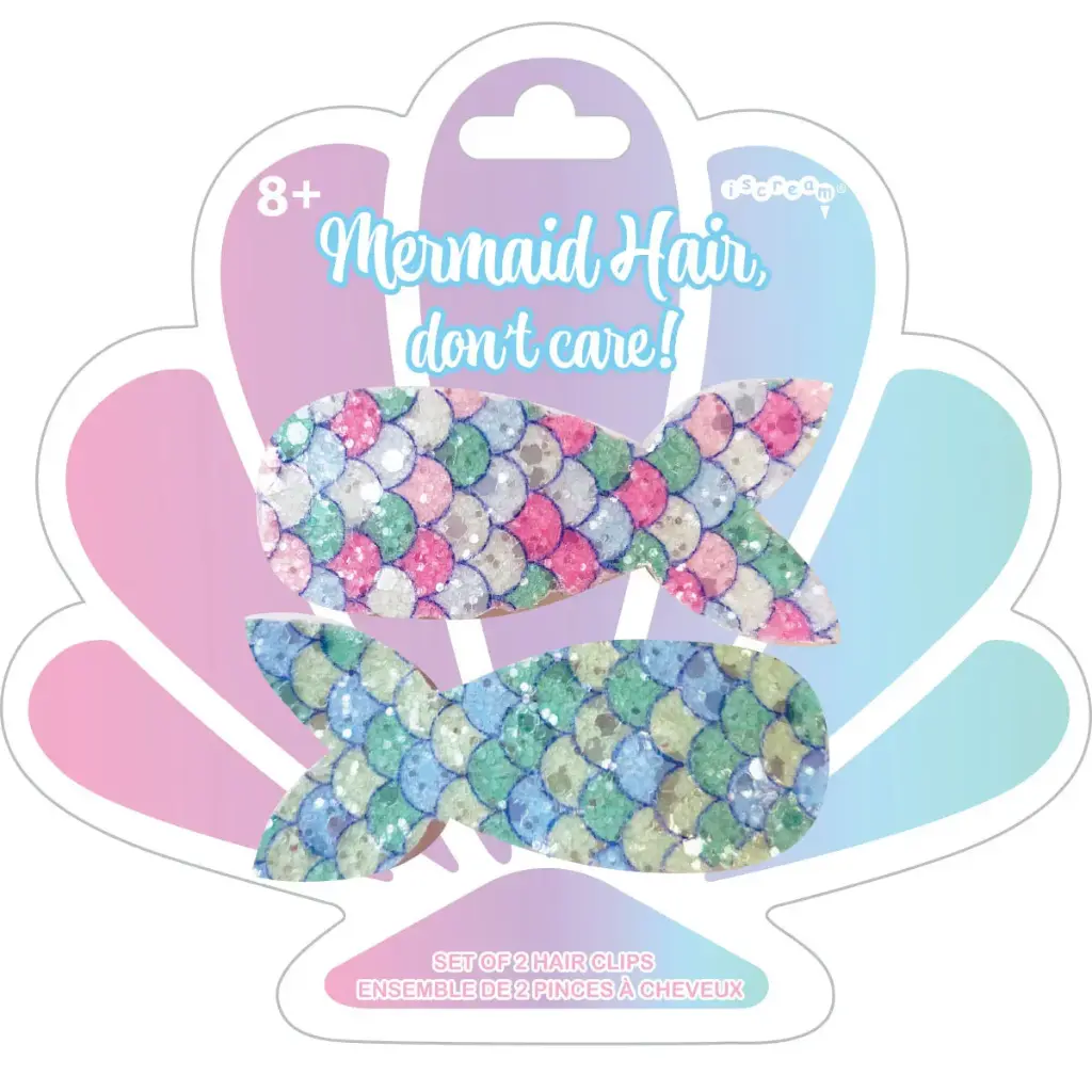 [880-618] Mermaid Hair Don't Care Hair Clips Set