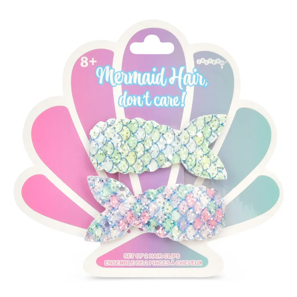 [880-618] Mermaid Hair Don't Care Hair Clips Set