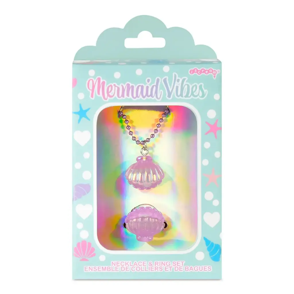 Mermaid Vibes Necklace & Ring Set