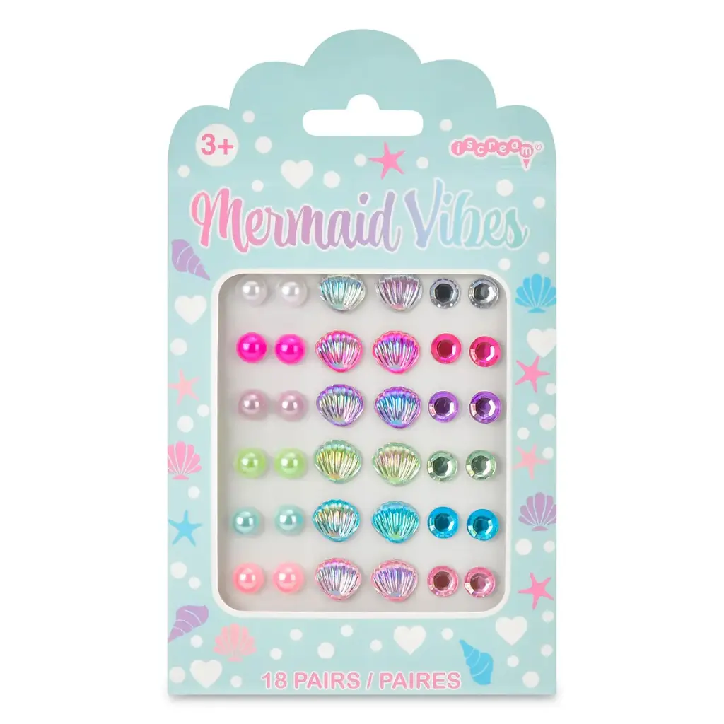 [815-444] Mermaid Vibes Stick On Earrings