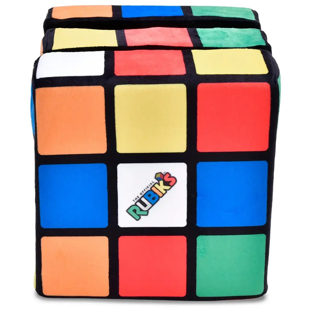 [780-4944] Rubik's Cube Interactive Spinning Plush