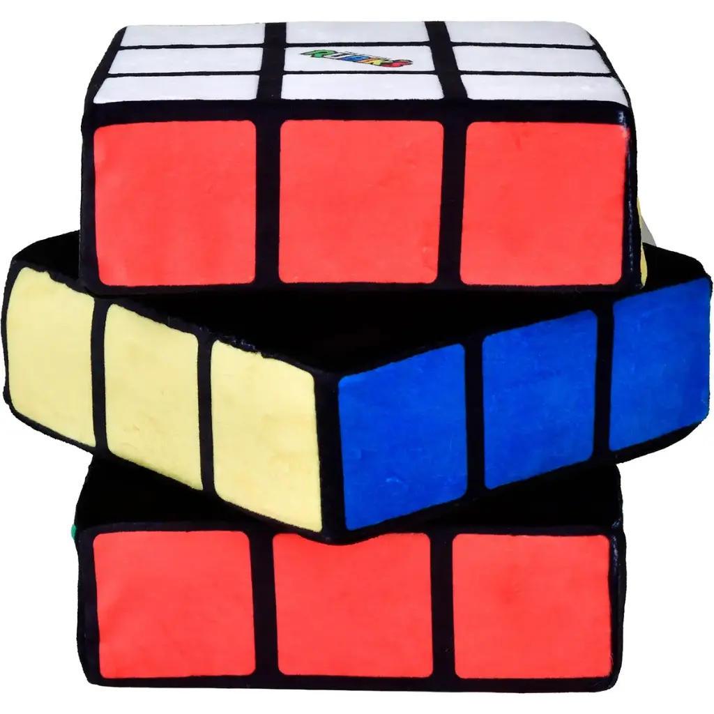 Rubik's Cube Interactive Spinning Plush
