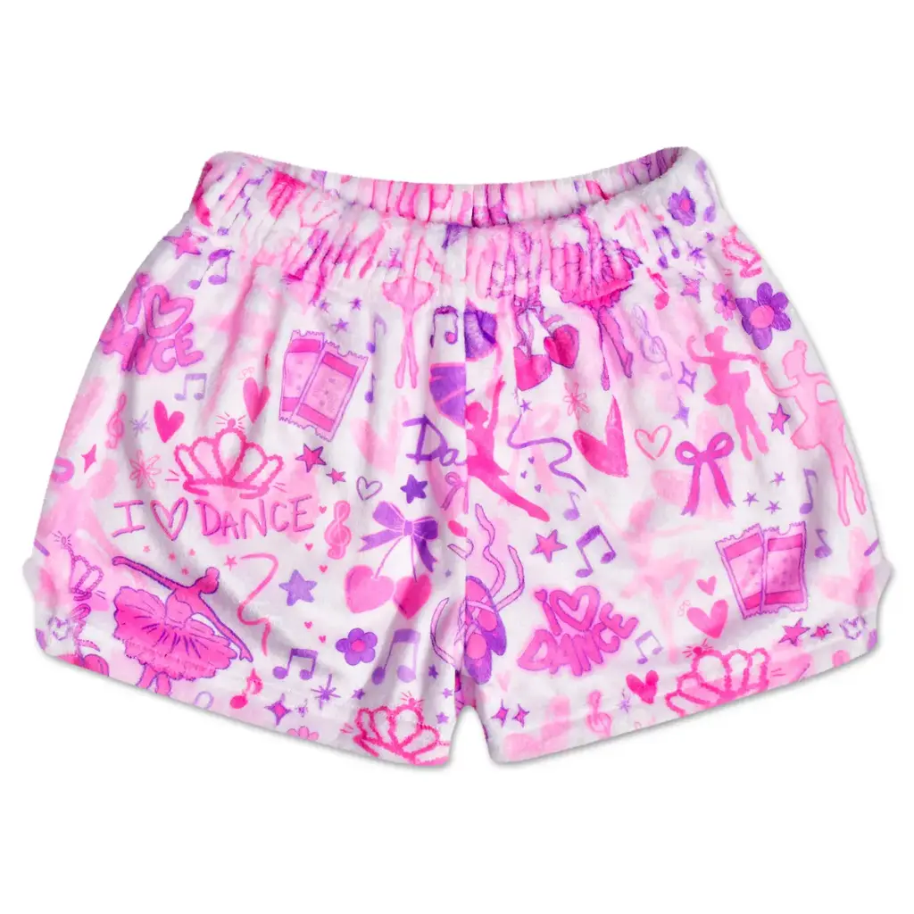 [820-4242XS] Corey Paige Love to Dance Plush Shorts (Youth X-Small (4-6))