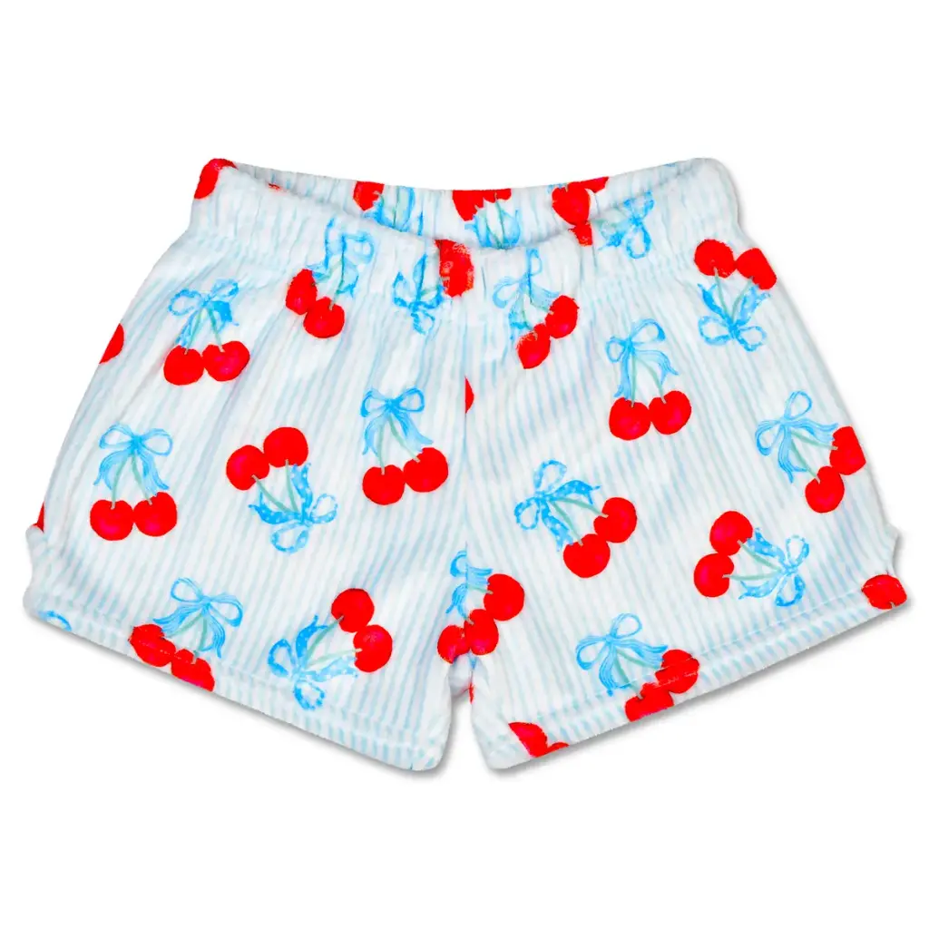 [820-4269XS] Cherry on Top Plush Shorts (Youth X-Small (4-6))