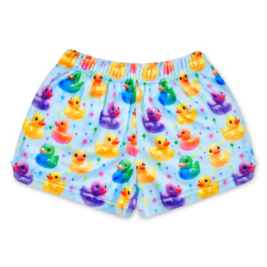 [820-4237XS] Feeling Ducky Plush Shorts (Youth X-Small (4-6))
