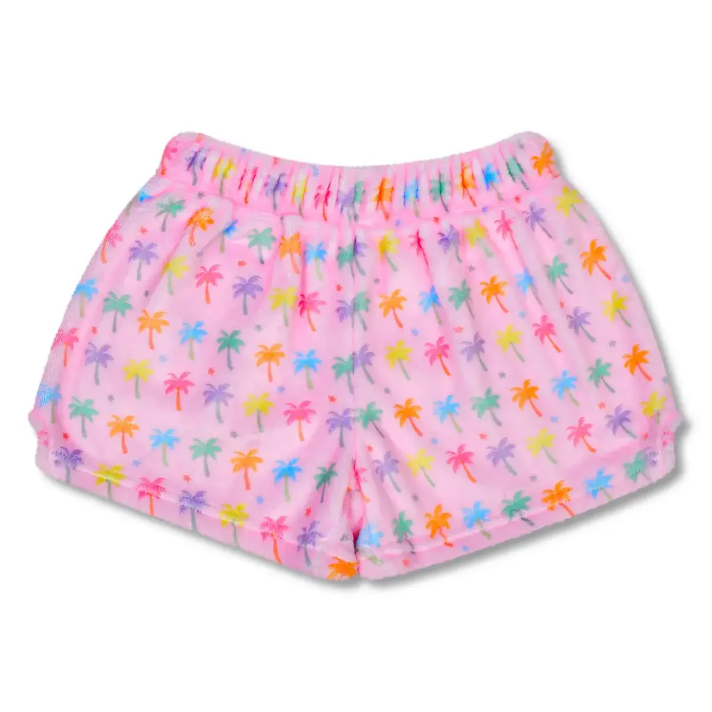 [820-4207XS] Palm Paradise Plush Shorts (Youth X-Small (4-6))
