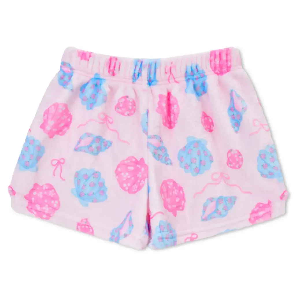 [820-4211XS] Seashells Plush Shorts (Youth X-Small (4-6))