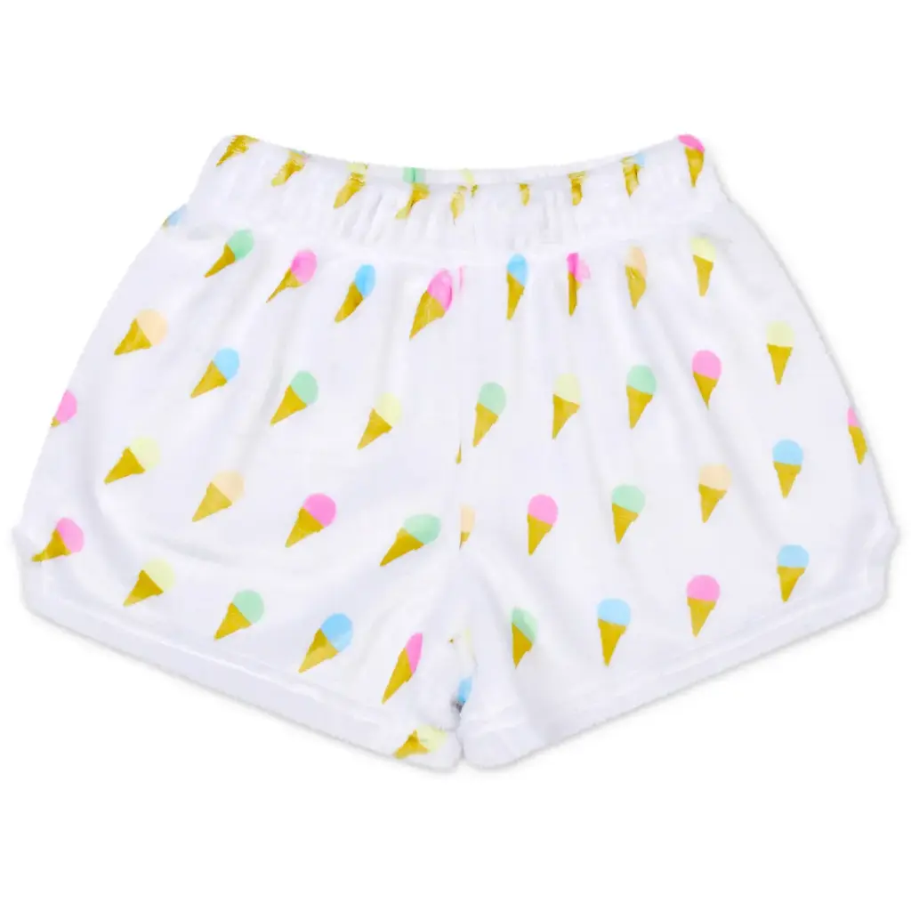 [820-4190XS] Sweet Scoops Plush Shorts (Youth X-Small (4-6))