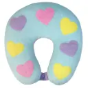 Hearts Color Block Neck Pillow
