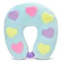 Hearts Color Block Neck Pillow