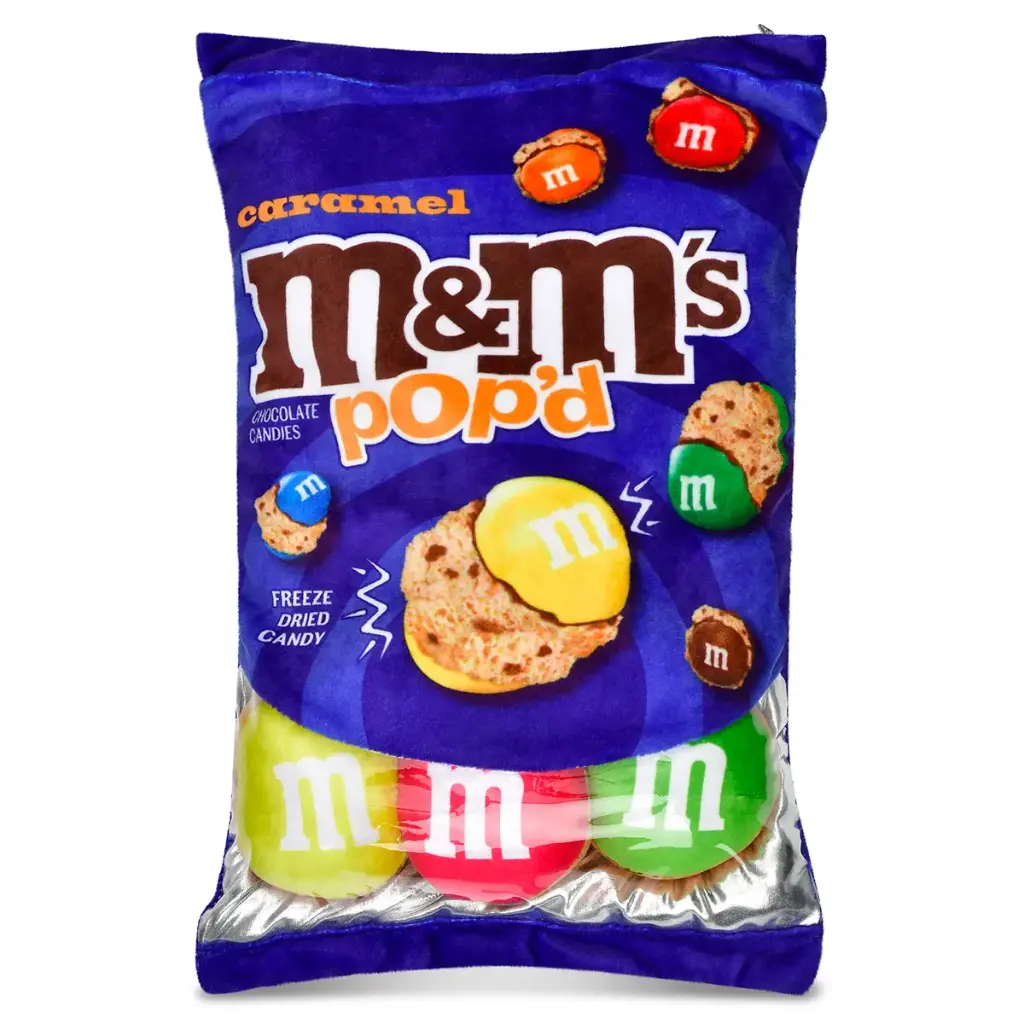 M&M Caramel POP'd Packaging Plush