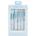 Blue Pearl Makeup Brush Set - 5 pieces