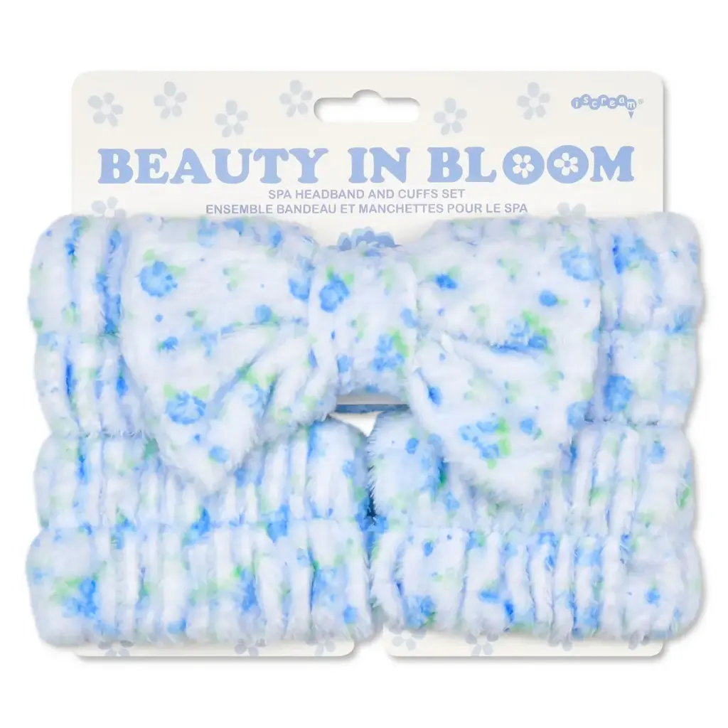 [815-453] Blue Ditsy Spa Set