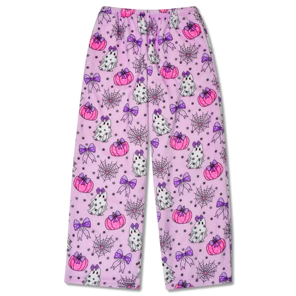 [820-4322XS] Spooky Season Plush Pants (Youth X-Small (4-6))