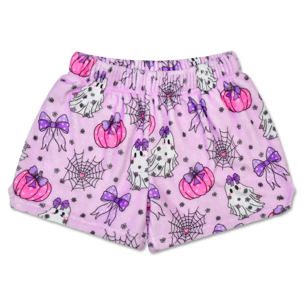 [820-4323XS] Spooky Season Plush Shorts (X-Small (4-6))