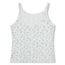 Blue Floral Pointelle Tank Top and Short Set