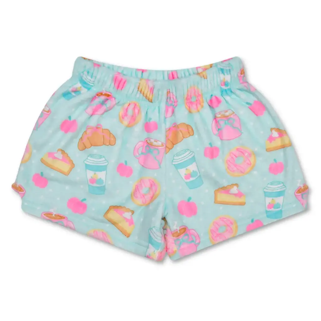 [820-4370XS] Fall Treats Plush Shorts (Youth X-Small (4-6))