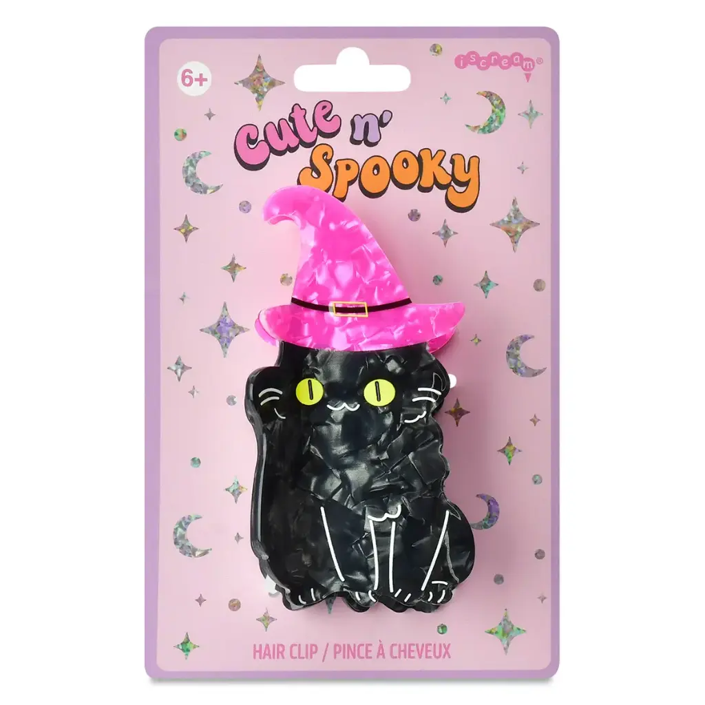 [880-640] Black Cat Hair Clip