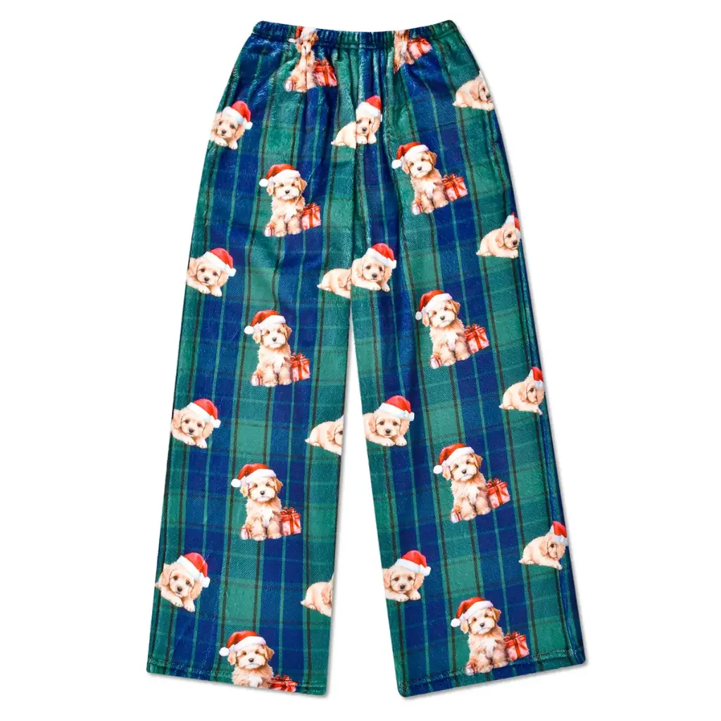 Santa Doodle Plush Pants