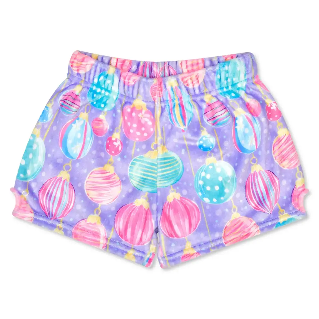 Dazzling Ornaments Plush Shorts