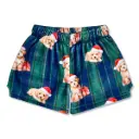 Santa Doodle Plush Shorts