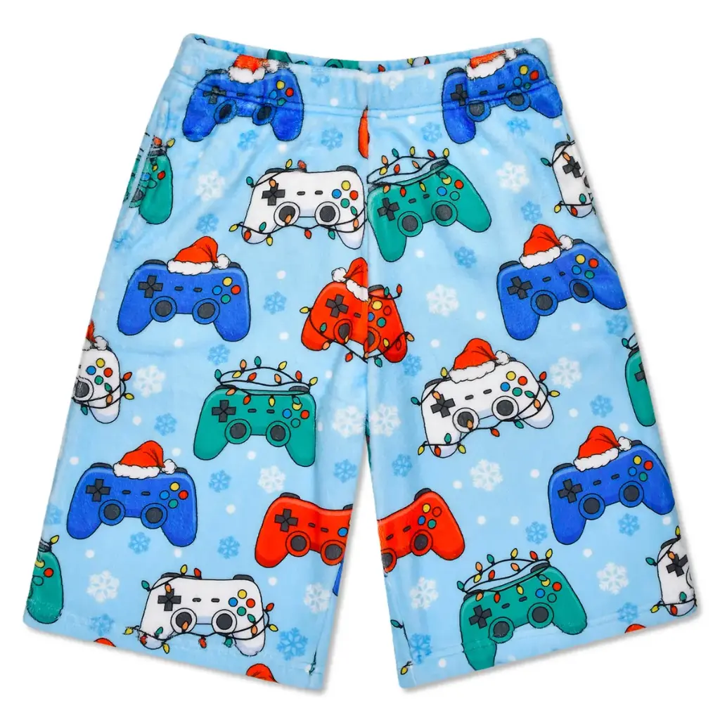 Holiday Gamer Plush Board Shorts