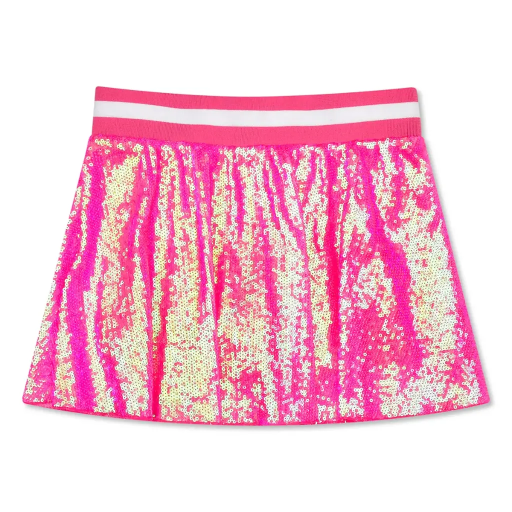 [820-4469XS] Pink Sequin Skort (Youth X-Small (4-5))