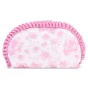 Pretty Pink Toile Oval Cosmetic Bag