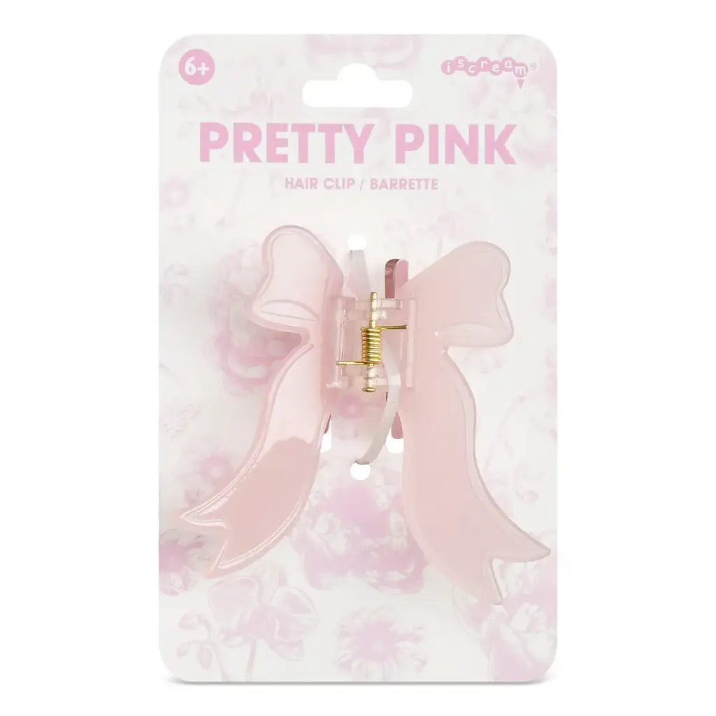 [880-651] Pretty Pink Bow Hair Clip