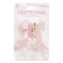 Pretty Pink Bow Hair Clip